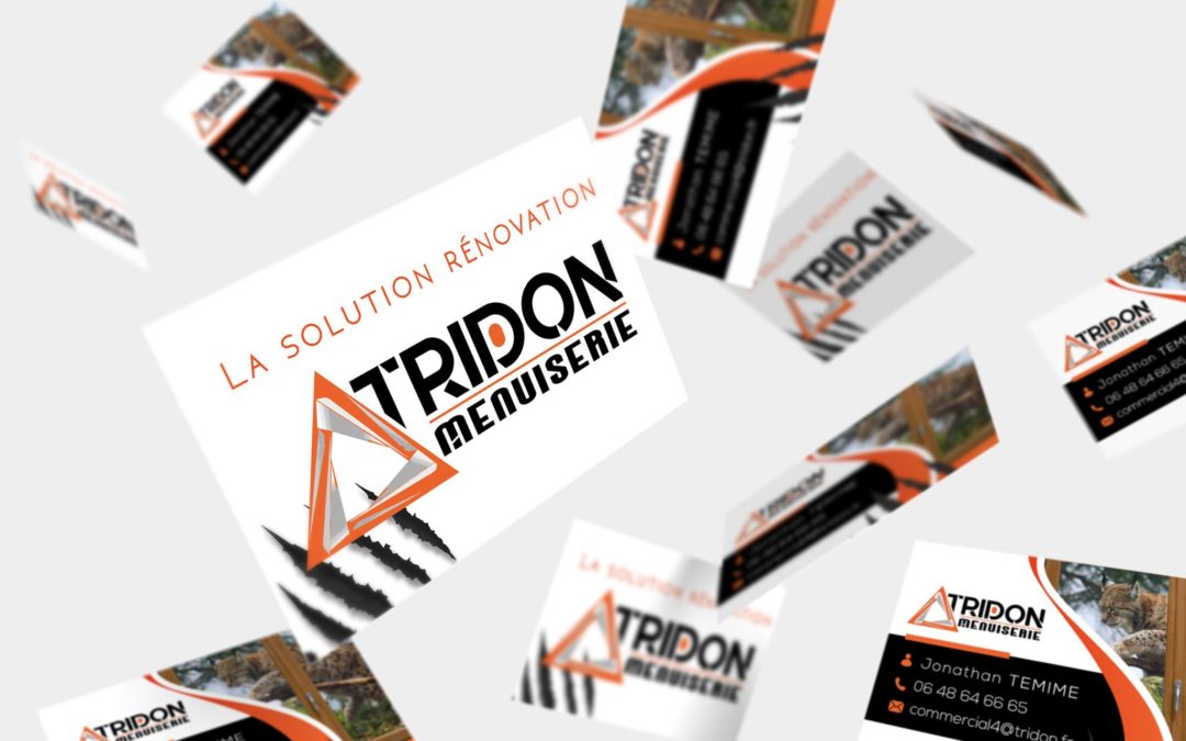 Cartes de visites – Tridon Menuiserie