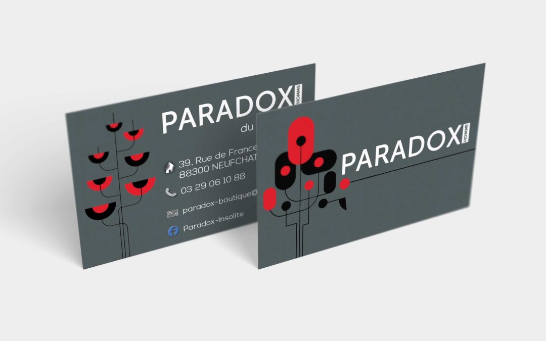 Cartes de visite – Paradox Homme