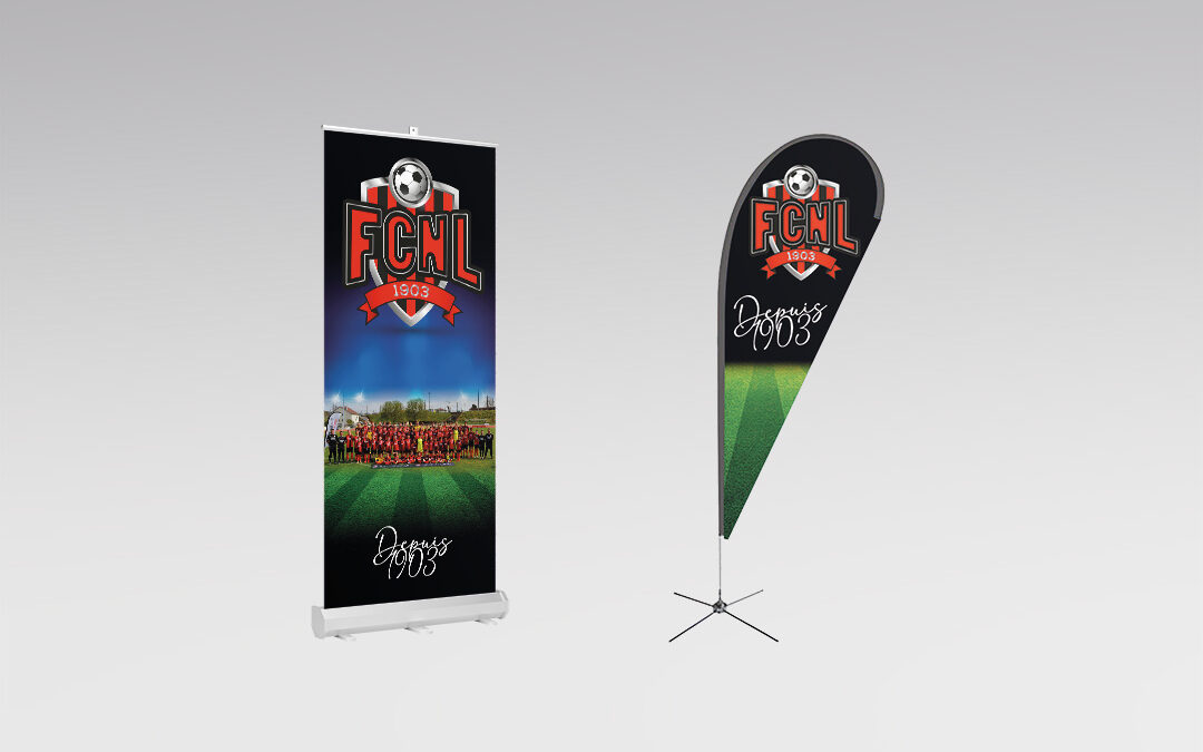 Rollup & Beach flag – FCNL