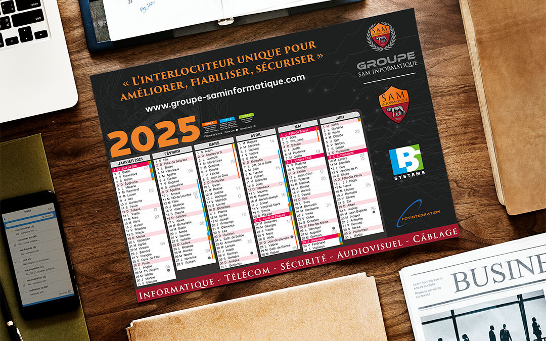 Calendrier – Groupe SAM Informatique