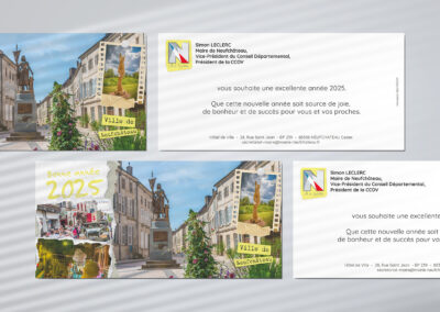 Carte de vœux – Ville de Neufchâteau
