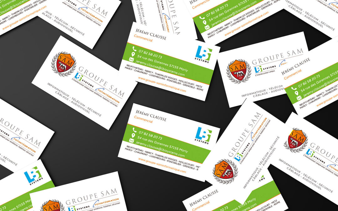 Carte de visite – Groupe SAM Informatique